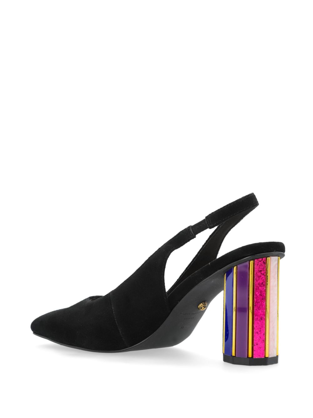 Kurt Geiger London 90mm perspex-heel pumps Black