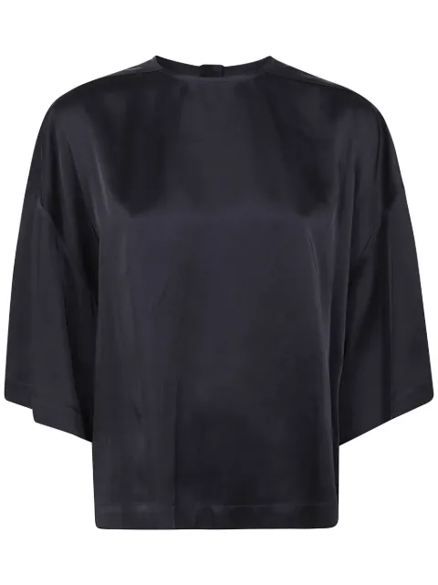 Rick Owens blusa con mangas cuadradas