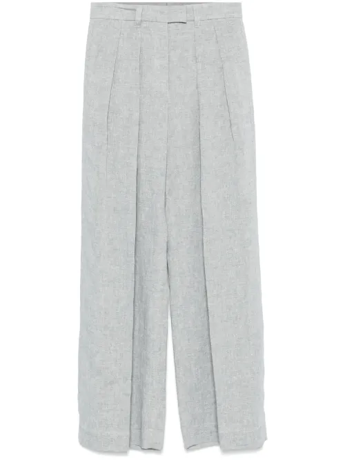 Pantalon en maille métallisée - Brunello Cucinelli - Modalova
