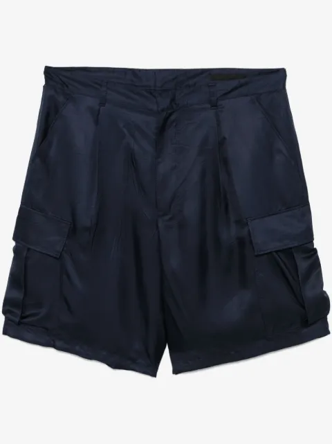 Prada silk cargo shorts