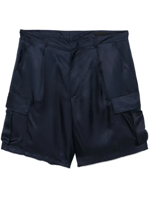 Short en soie à poches cargo - Prada - Modalova