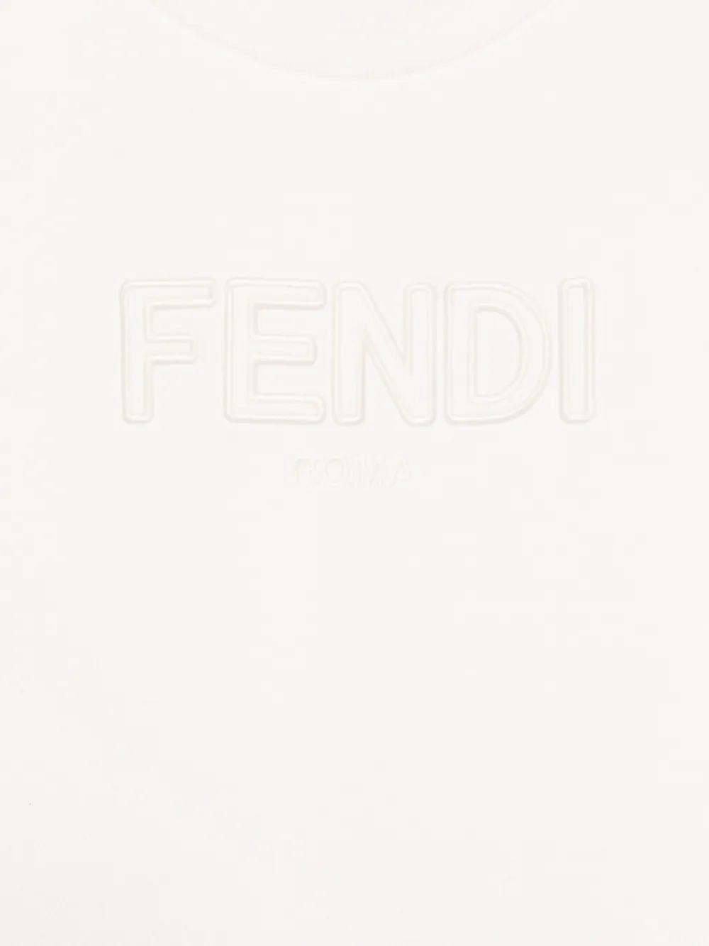 Fendi Kids Sweater met geborduurd logo Wit