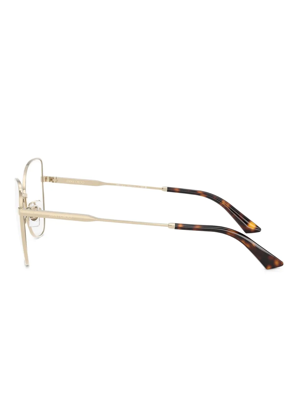 Jimmy Choo Eyewear Bril met cat-eye montuur Goud