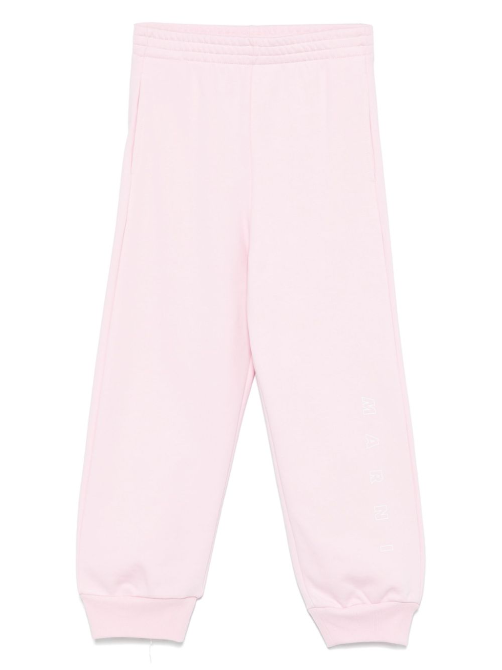 Marni Kids logo-embroidered track pants - Pink