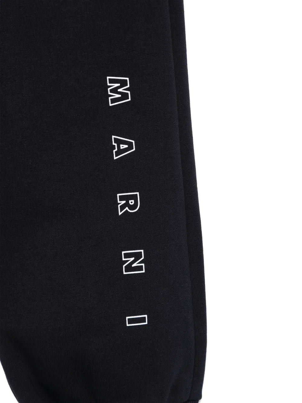 Marni Kids Trainingsbroek met geborduurd logo Blauw