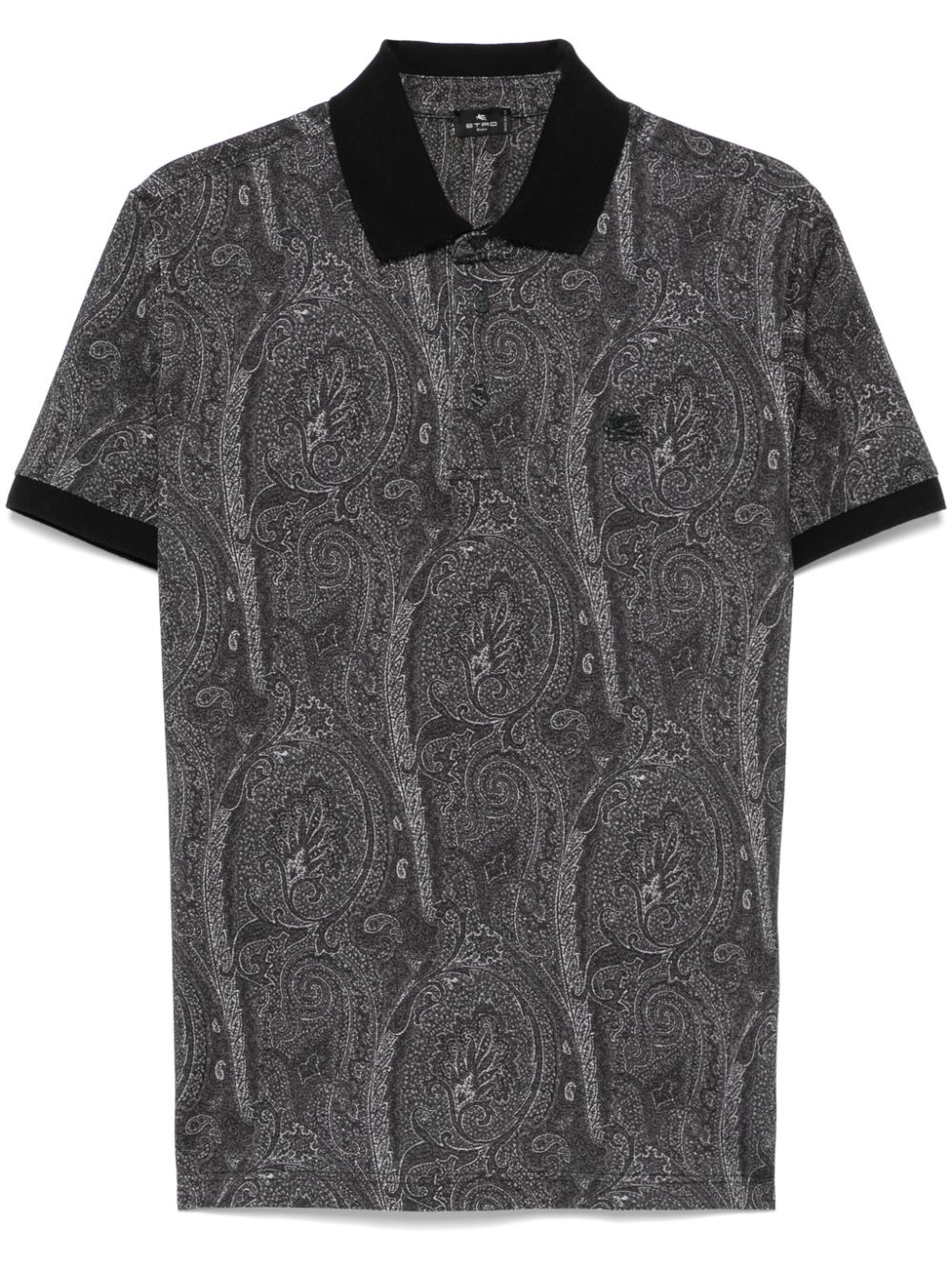 ETRO paisley-print polo shirt – Black