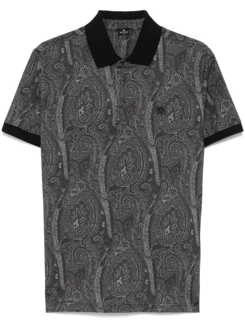 Polo à imprimé cachemire - ETRO - Modalova