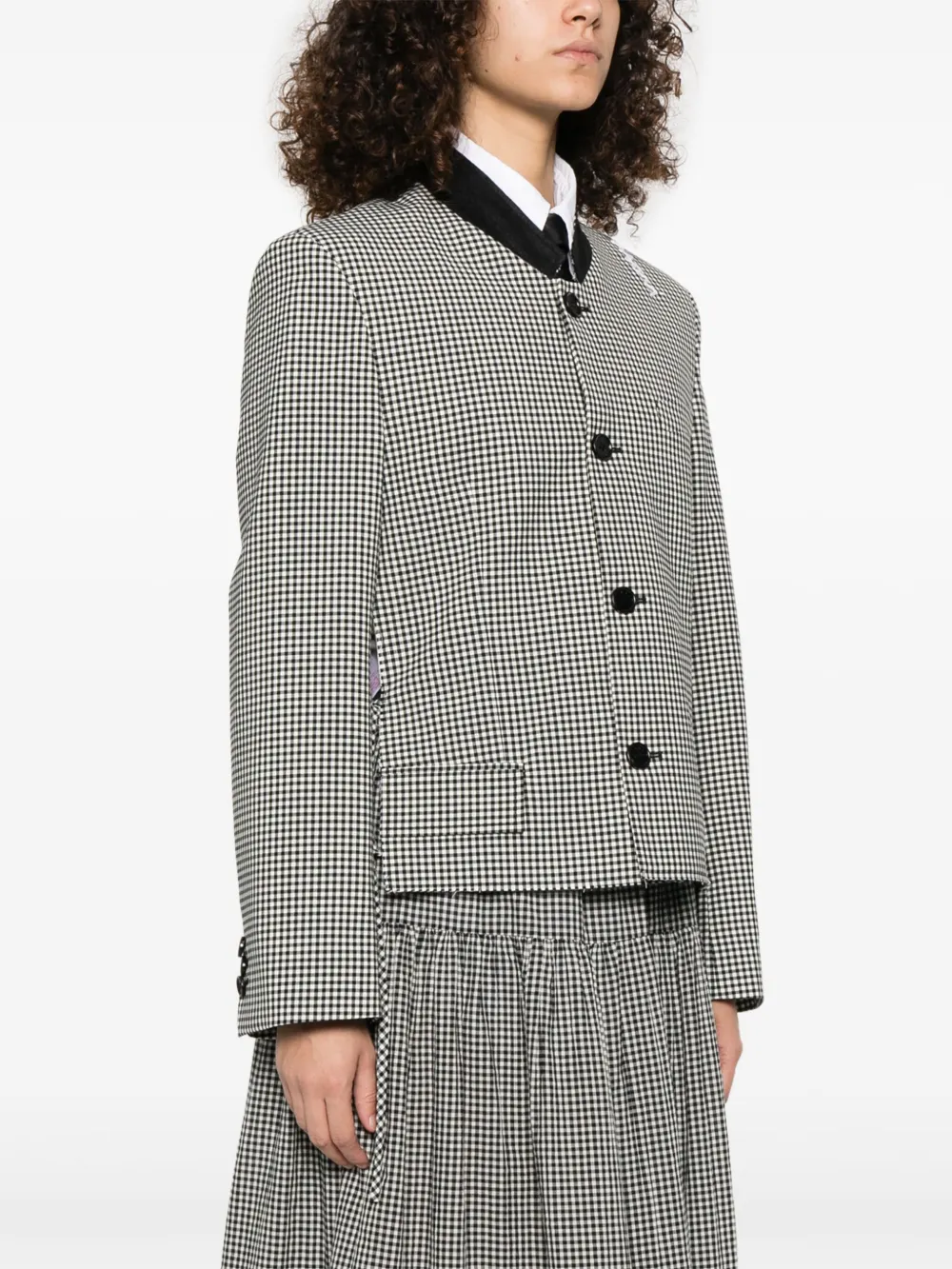 Marni Jack met gingham ruit Zwart