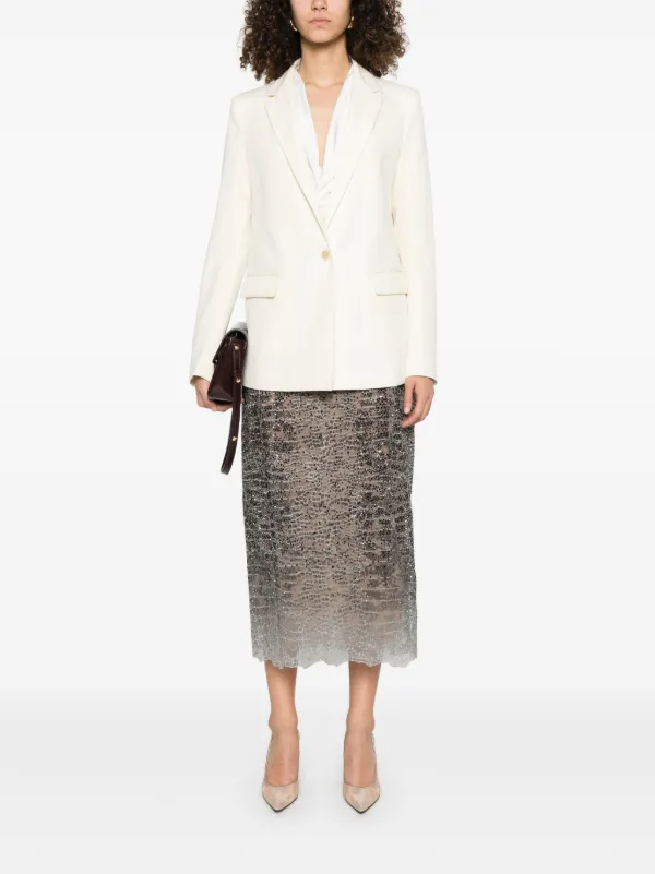 ファビアナフィリッピ　白ジャケット美品 ファビアナフィリッピ 白ジャケット美品 FABIANA FILIPPI 2024