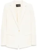 Fabiana Filippi slub-texture blazer - White