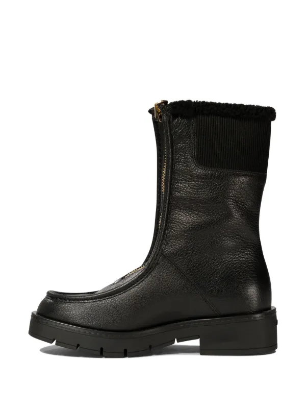 ショートブーツ・ブーティ FERRAGAMO FW23 'Adhar' ankle boots (0763424 BLACK) Ferragamo Adhar Ankle Boots - Black - Women | 0763424BLACK