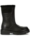 Ferragamo Montse Fur ankle boots - Black