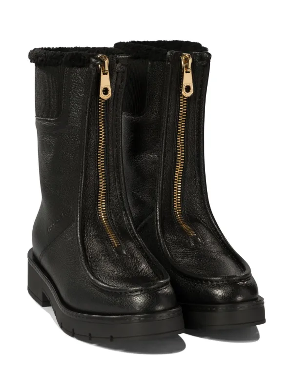 【関税込み】FERRAGAMO \"Montse Fur\" ankle boots Ferragamo Montse Fur Ankle Boots | Black | FARFETCH
