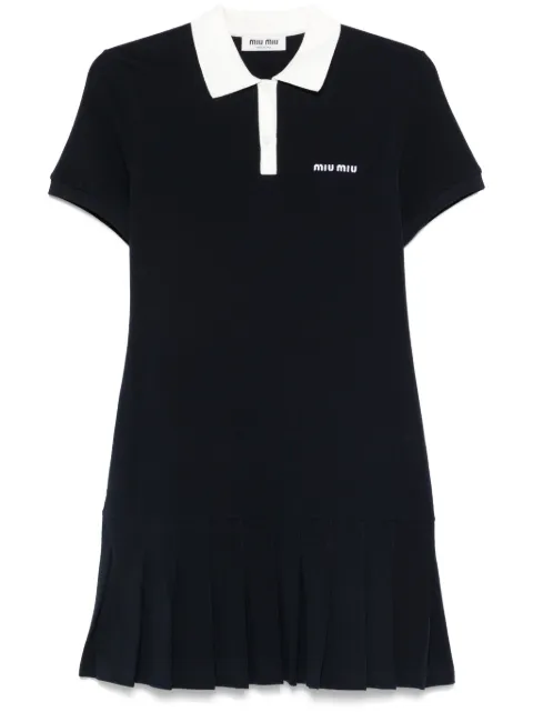Miu Miu Minikleid mit Falten