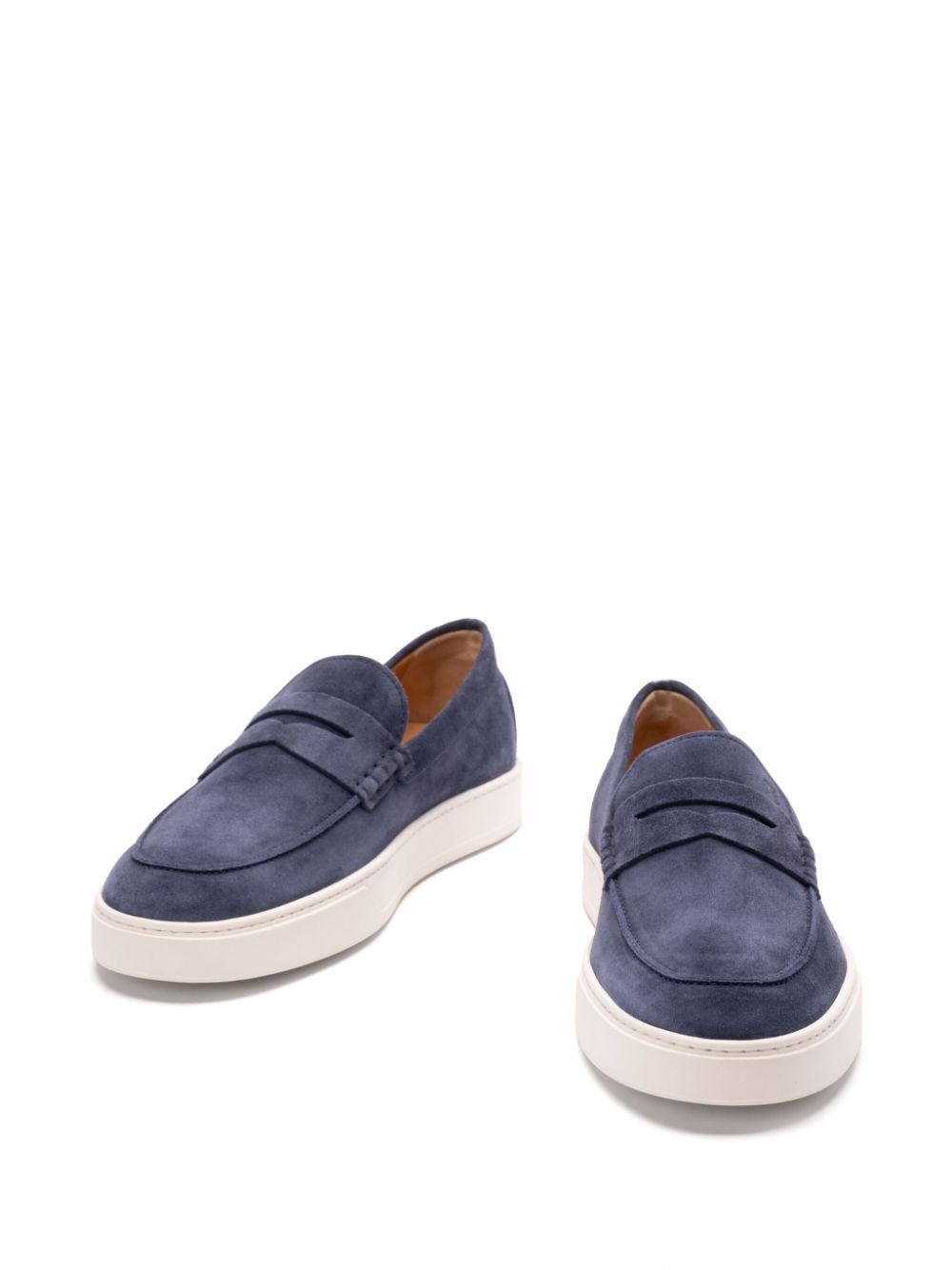 Tod's suede loafers Blue