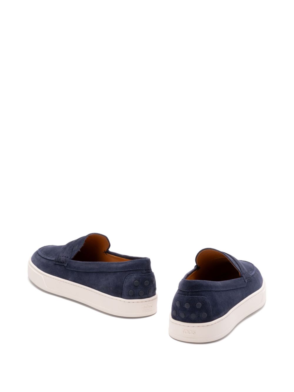 Tod's suede loafers Blue