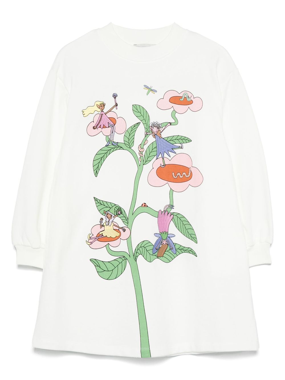 Stella McCartney Kids embroidered dress - White