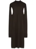 Helmut Lang Air midi dress - Brown