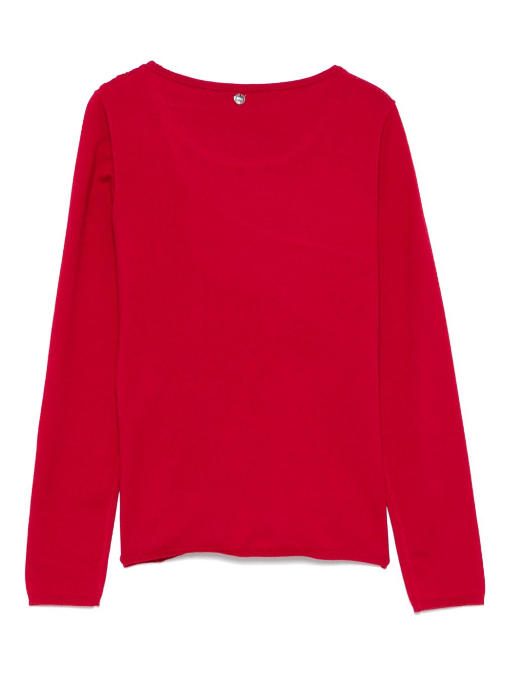 LIU JO cut out-detail sweater - Rood