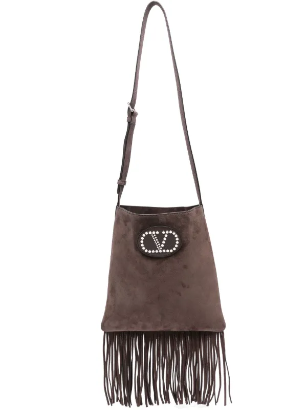 Valentino Garavani Nellcôte ショルダーバッグ | ブラウン | FARFETCH JP