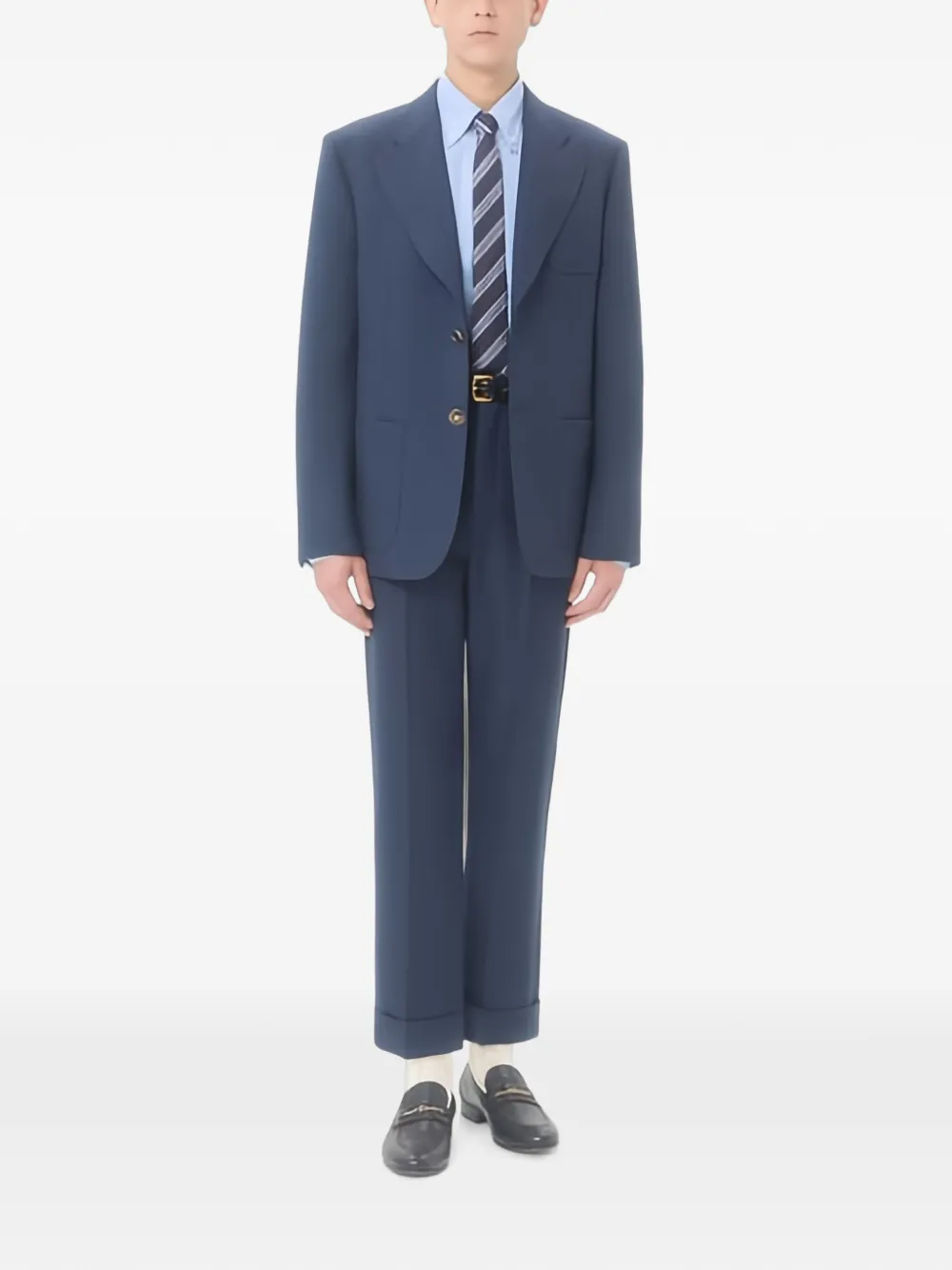 Valentino Garavani Broek van scheerwol Blauw