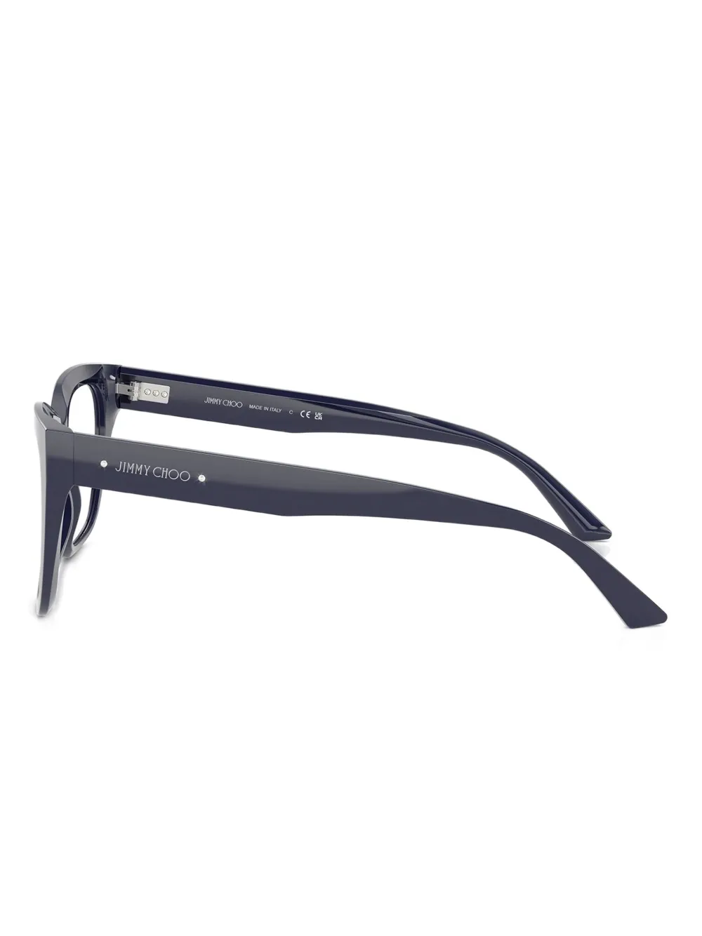 Jimmy Choo Eyewear Bril met vierkant montuur Blauw