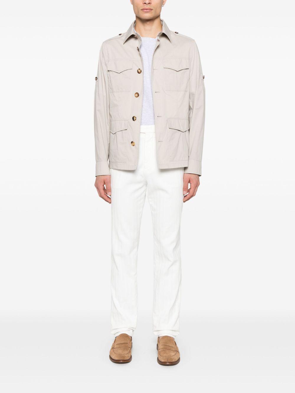 Brunello Cucinelli Jack met meerdere zakken - Beige