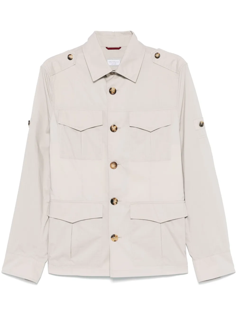 Brunello Cucinelli multi-pocket jacket | Neutrals | Image 1