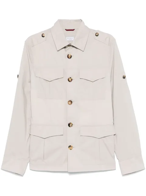 Brunello Cucinelli multi-pocket jacket