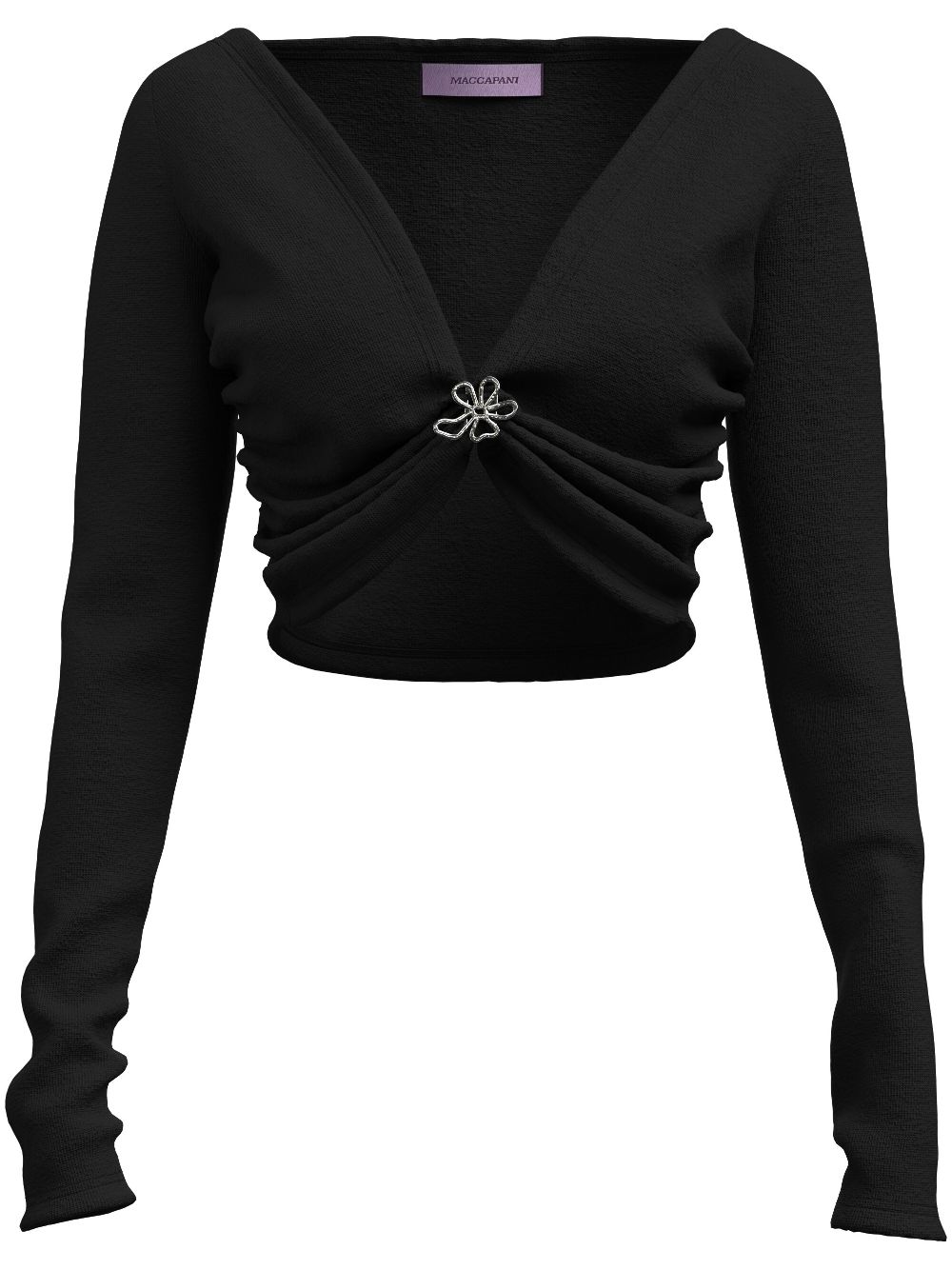 Maccapani Angela crop top - Black