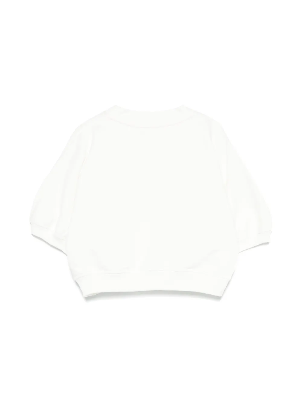 Fendi Kids Sweater met geborduurd logo Wit