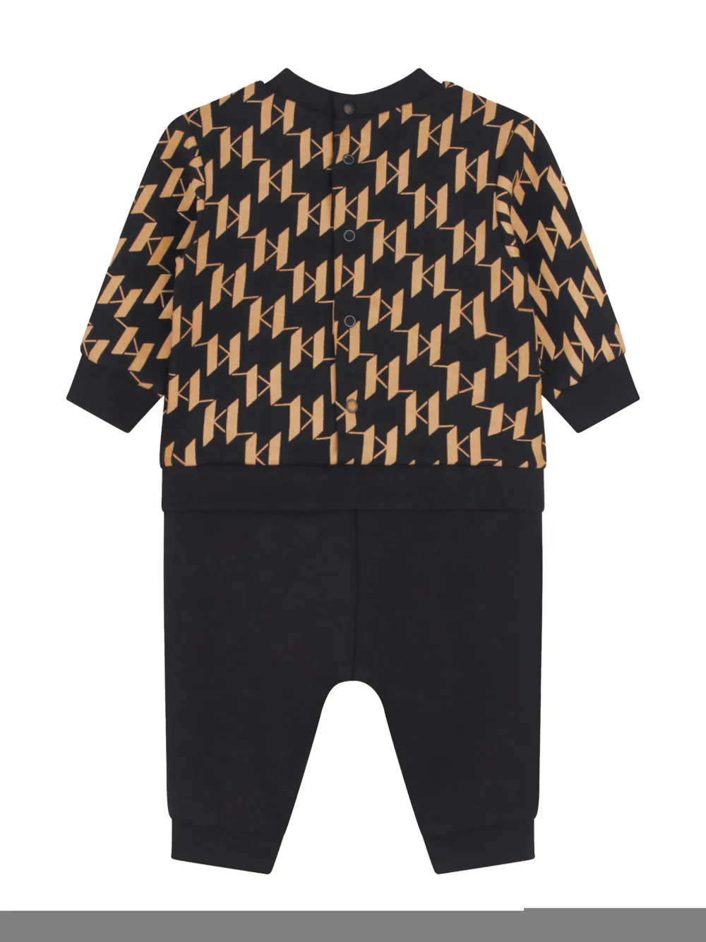 Karl Lagerfeld Kids logo-print tracksuit - Zwart