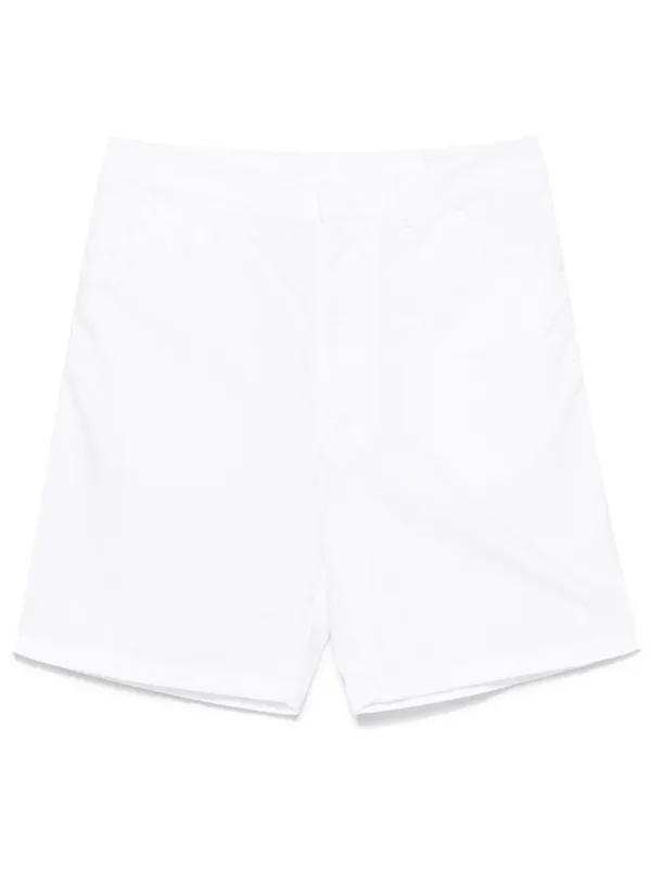 Prada Canvas Shorts | White | FARFETCH NO