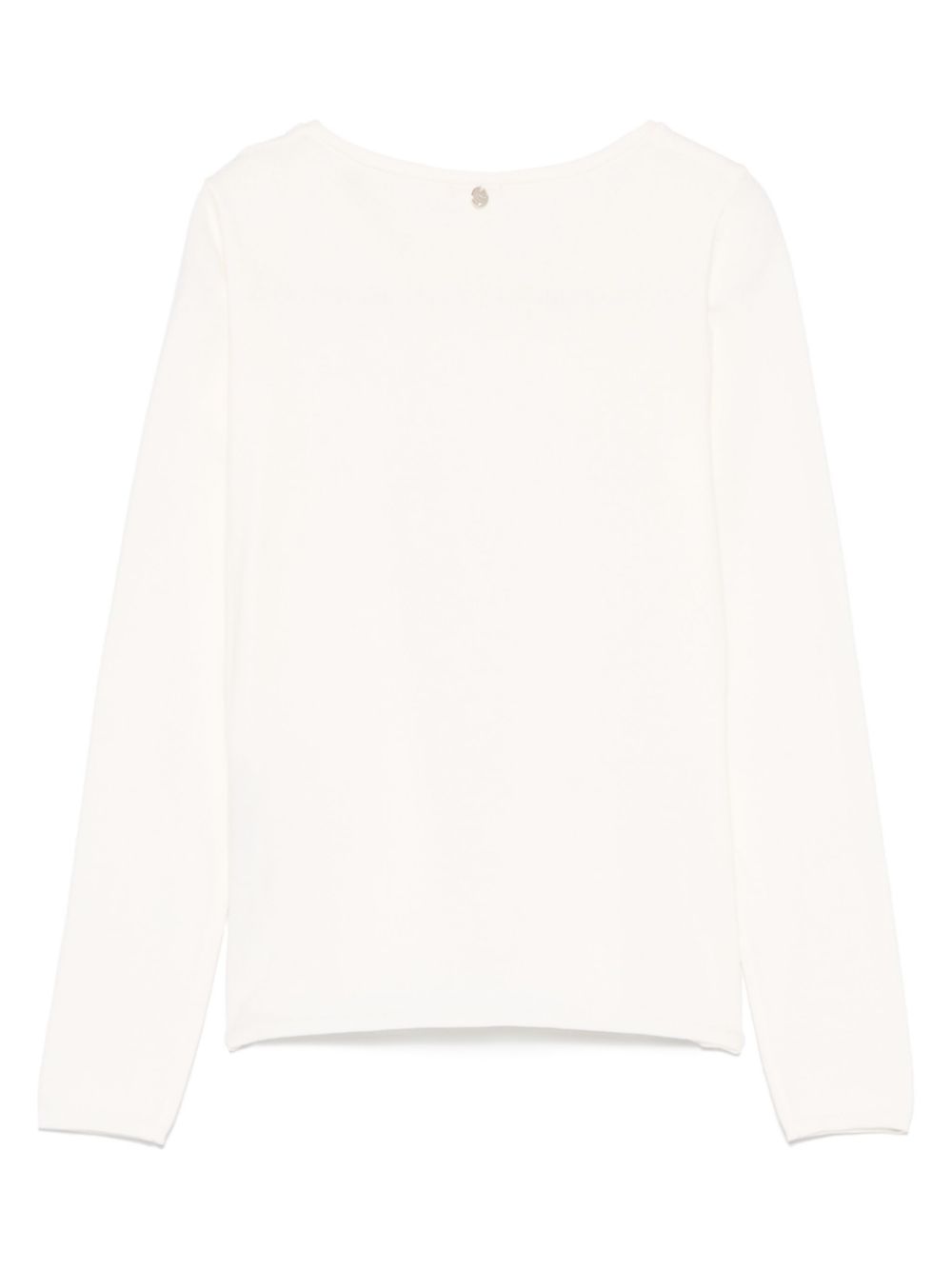 LIU JO cut out-detail sweater - Wit