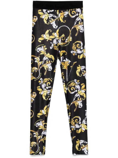Legging à imprimé baroque - Versace Jeans Couture - Modalova