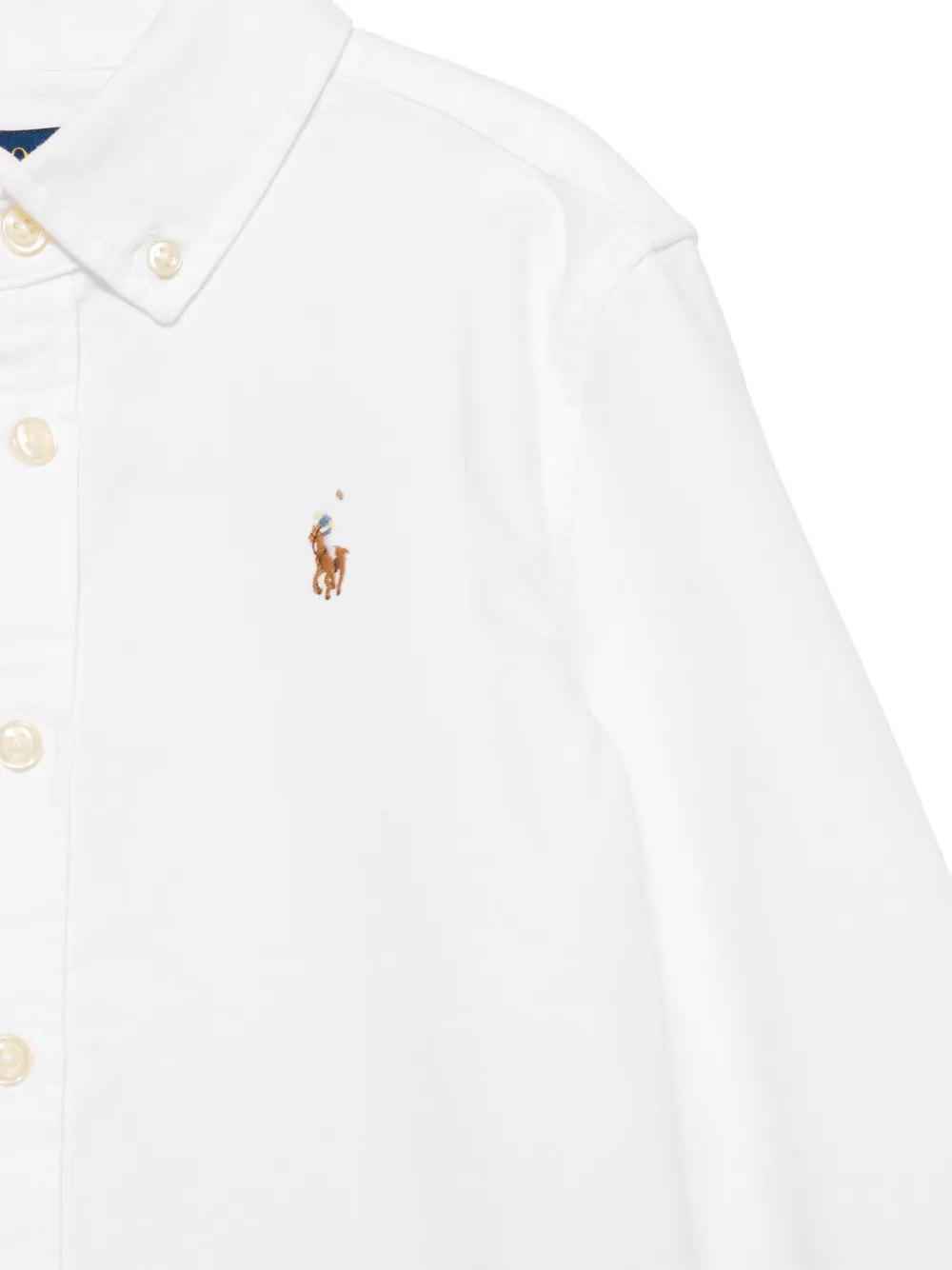 POLO RALPH LAUREN KIDS Shirt met borduurwerk Wit