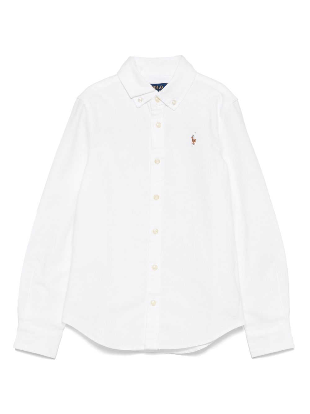 POLO RALPH LAUREN KIDS Polo Pony-embroidered shirt - White