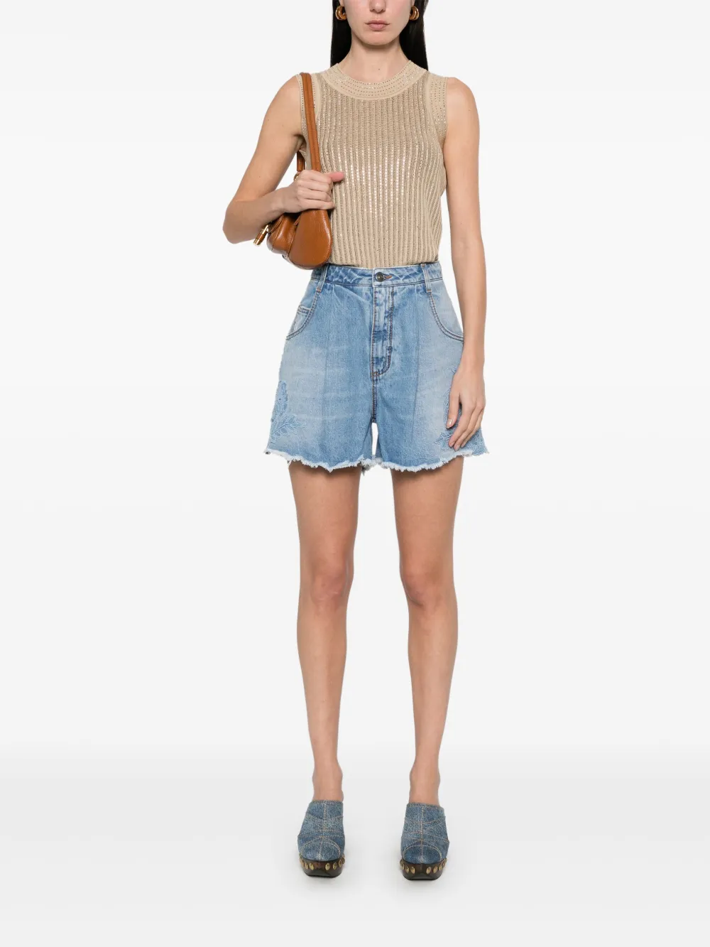 Ermanno Scervino denim shorts | Short Shorts | Image 2