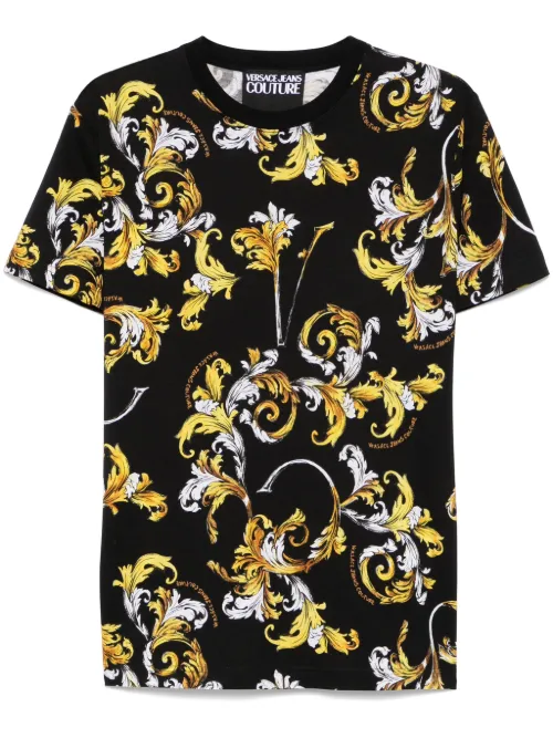 T-shirt à imprimé Barocco - Versace Jeans Couture - Modalova