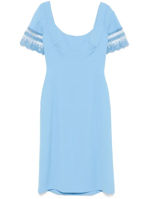 Ermanno Scervino robe mi-longue à détails en dentelle