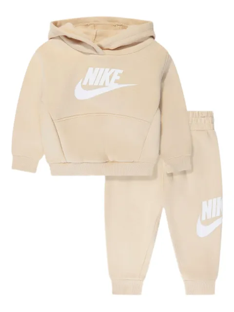 Nike Kids logo-print cotton-blend tracksuit set