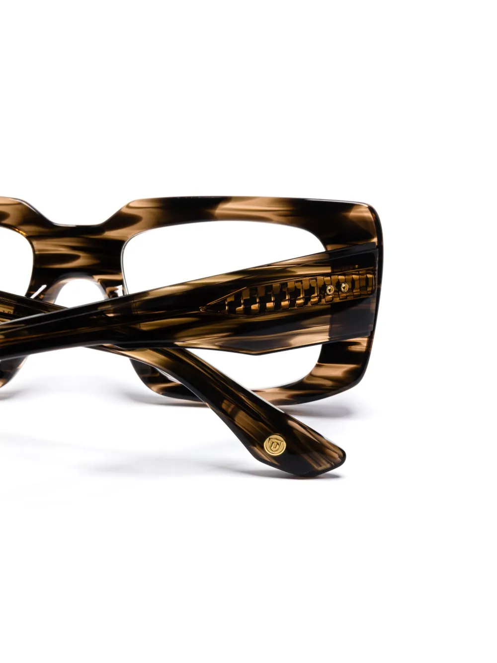 Dita Eyewear Square-frame Glasses In Brown