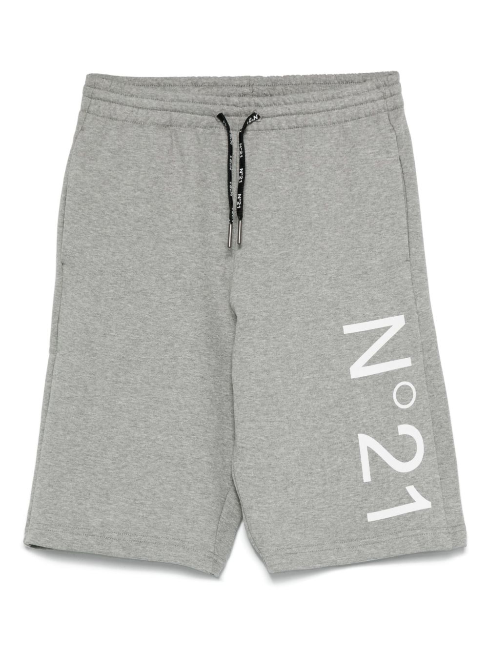 Nº21 Kids logo-print shorts - Grey