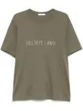 Helmut Lang embroidered-logo T-shirt - Green