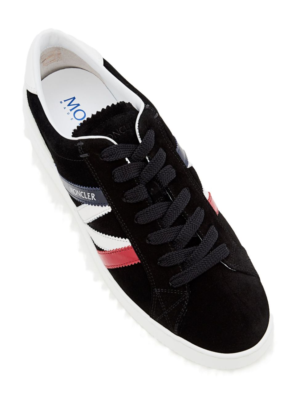 Moncler Sneakers met logopatch Zwart