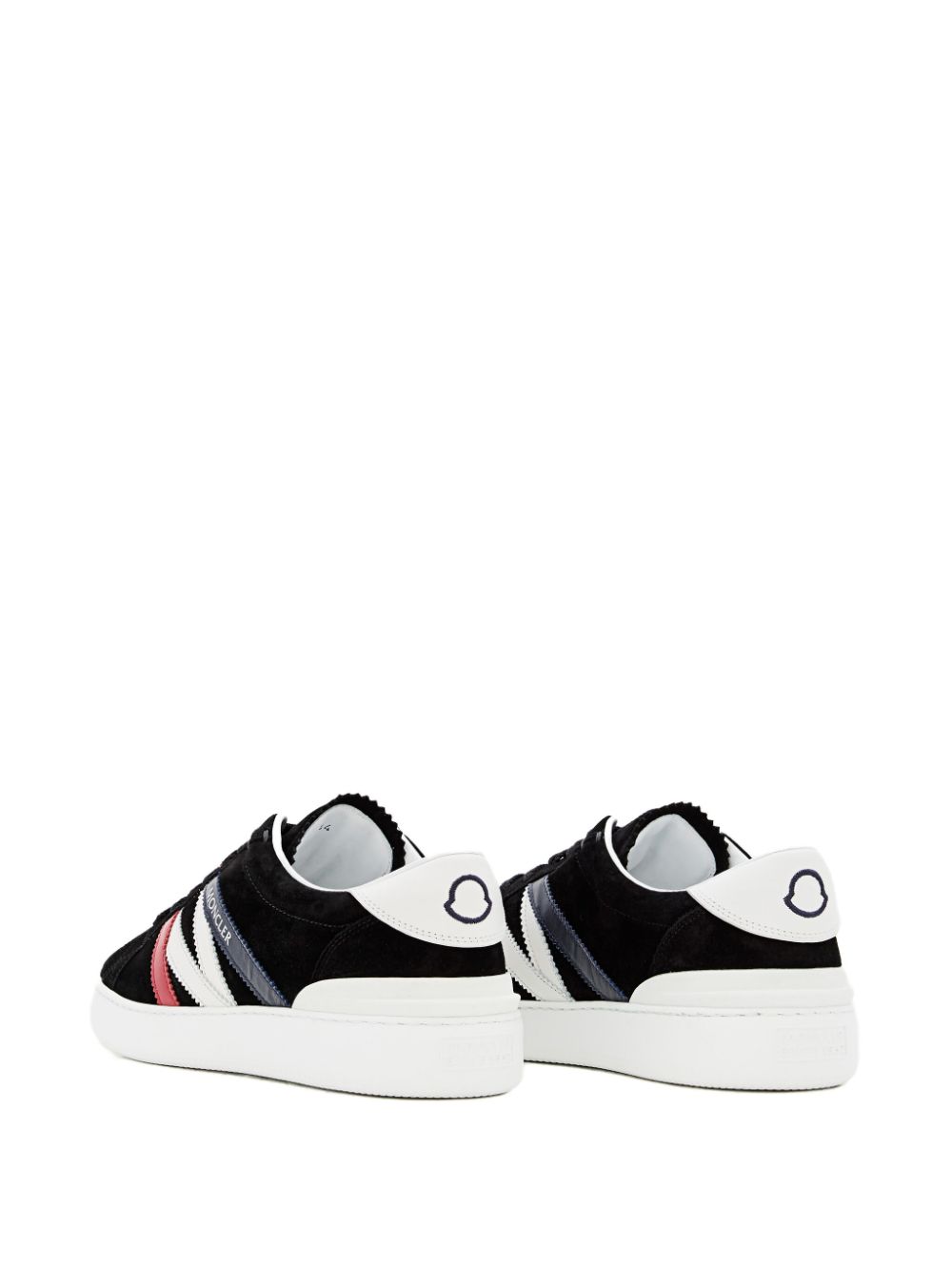 Moncler Sneakers met logopatch Zwart