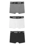 Nike Kids logo-print boxer briefs - White