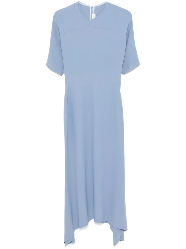 victoria beckham dress blue ZARA. Long blue knit dress Ts – Hibuy market