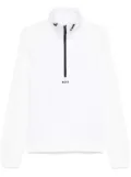 BOSS drawstring-neck sweatshirt - White