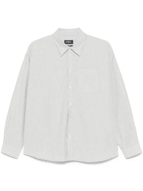 A.P.C. logo boyfriend shirt